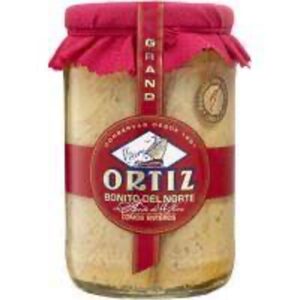Bonito del Norte en Aceite de Oliva, Lomos Enteros Ortiz 1600 Gr