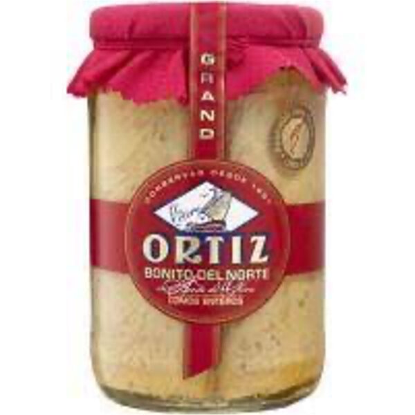 Bonito del Norte en Aceite de Oliva, Lomos Enteros Ortiz 1600 Gr
