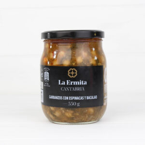 Garbanzos con Espinacas Y Bacalao, La Ermita, 550 gr