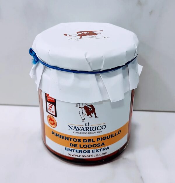 Pimientos de Piquillo de Lodosa, Enteros Extra, Navarrico 220 gr