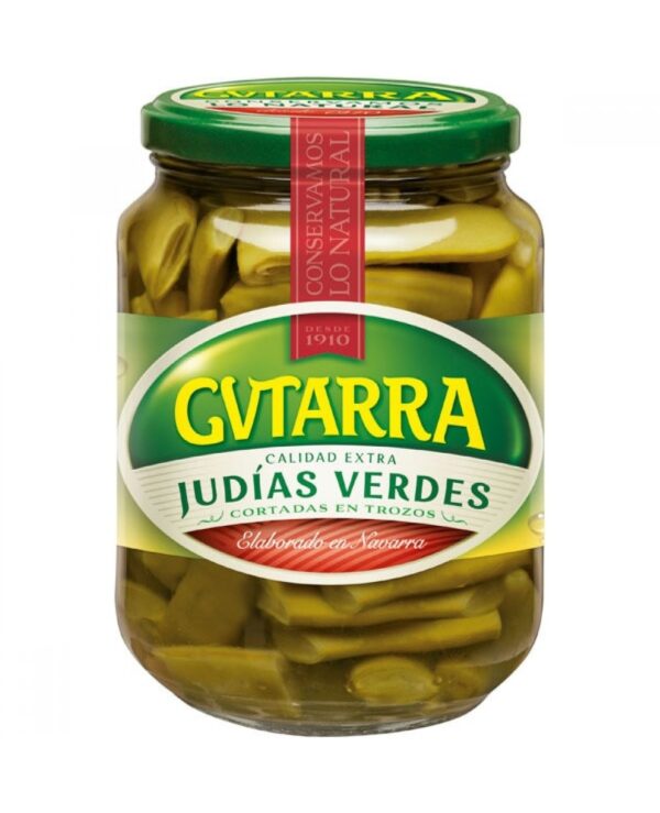 Judías Verdes Troceadas Calidad Extra Gutarra 660 gr