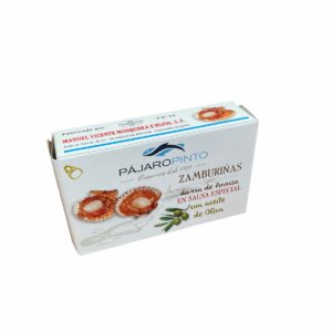 Zamburiñas en Aceite de Oliva, Pájaro Pinto 115 gr