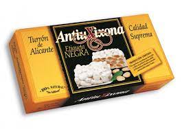 Turrón Alicante Antiu Xixona Etiqueta Negra, 200 gr