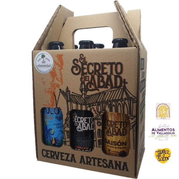 Cerveza Artesanal Secreto del Abad pack 6 Unds, 33 cl