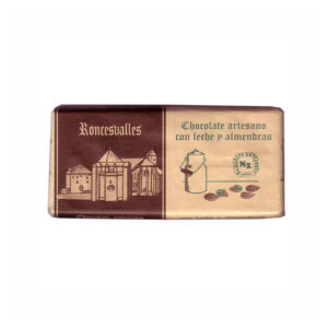 Tableta Chocolate Roncesvalles con Leche y Almendras 125 gr