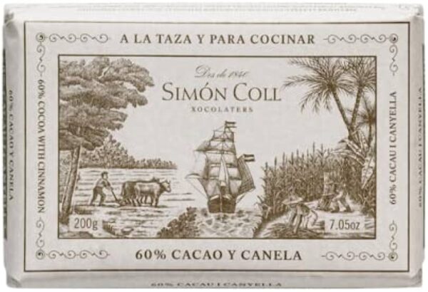 Tableta Chocolate a la Piedra, Simón Coll 280 gr