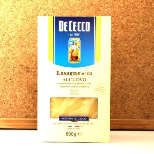 Lasaña Masa al Huevo, De Cecco 500 gr