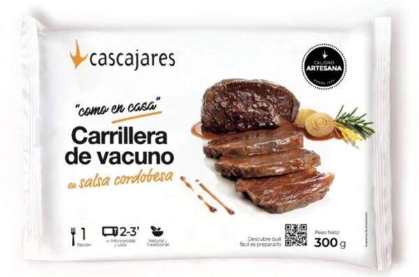 Carrilleras de Vacuno Cascajares 300 gr