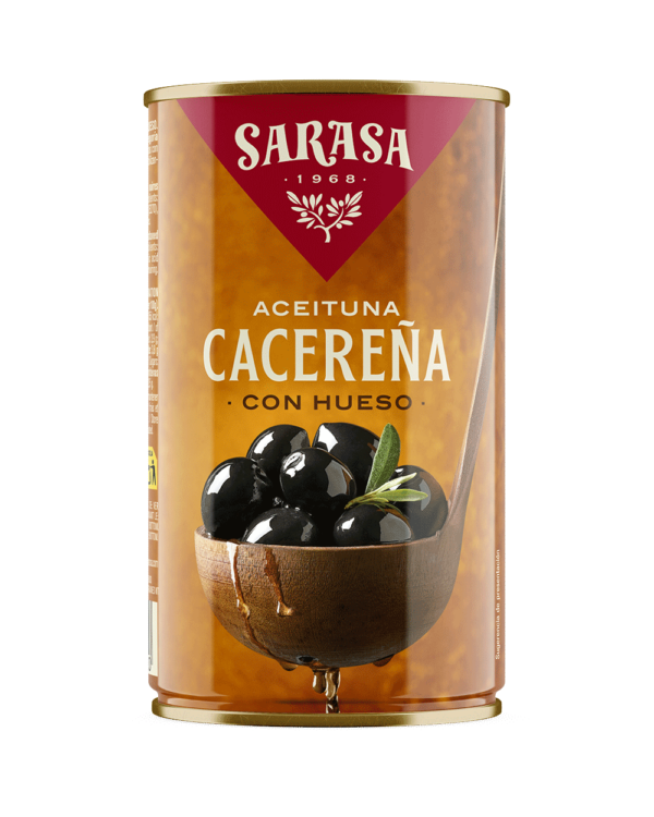 Aceitunas Cacereñas Negra Sarasa 320 gr