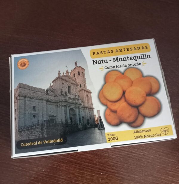 Pastas Nata Mantequilla, Catedral de Valladolid, 200 Gr